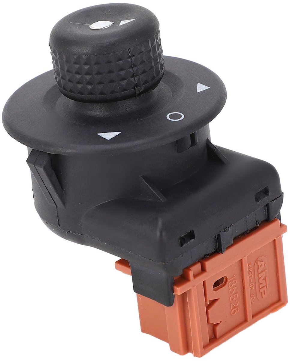 Dailygoods - Elektrische Achteruitkijkspiegel - Schakelaar - Vervanging - Compact - Zijspiegel Aanpassing - Ideaal voor auto - 9 x 9 x 5 cm