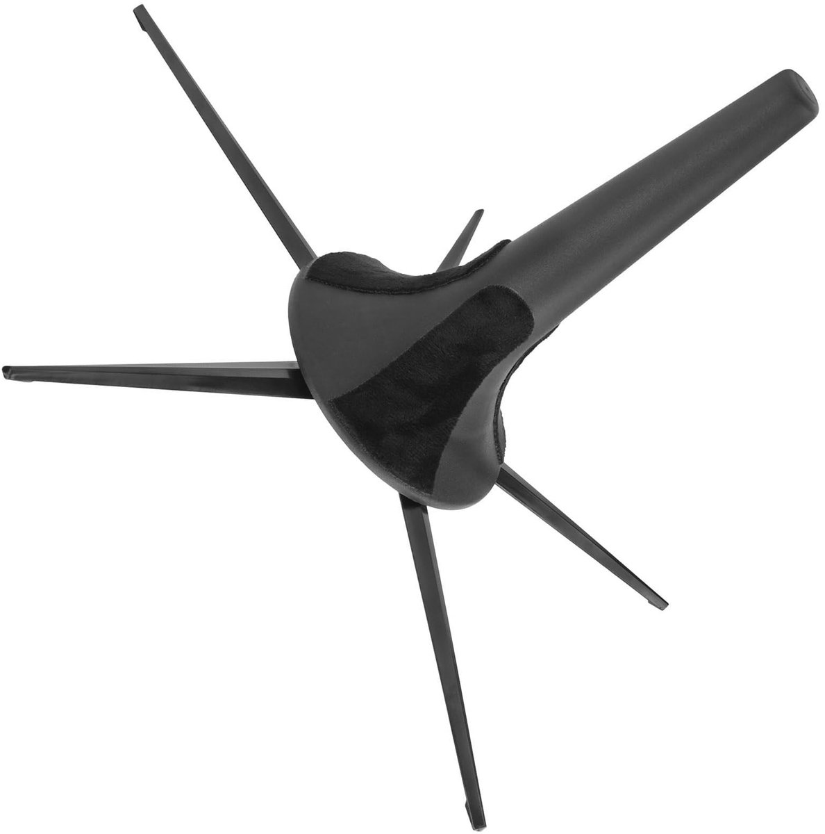 Dailygoods- Trompetfluitstandaard Draagbaar - Opvouwbaar - Antislip - Metalen Beugel - Stabiele Steun - Afneembaar - Muziekstandaard