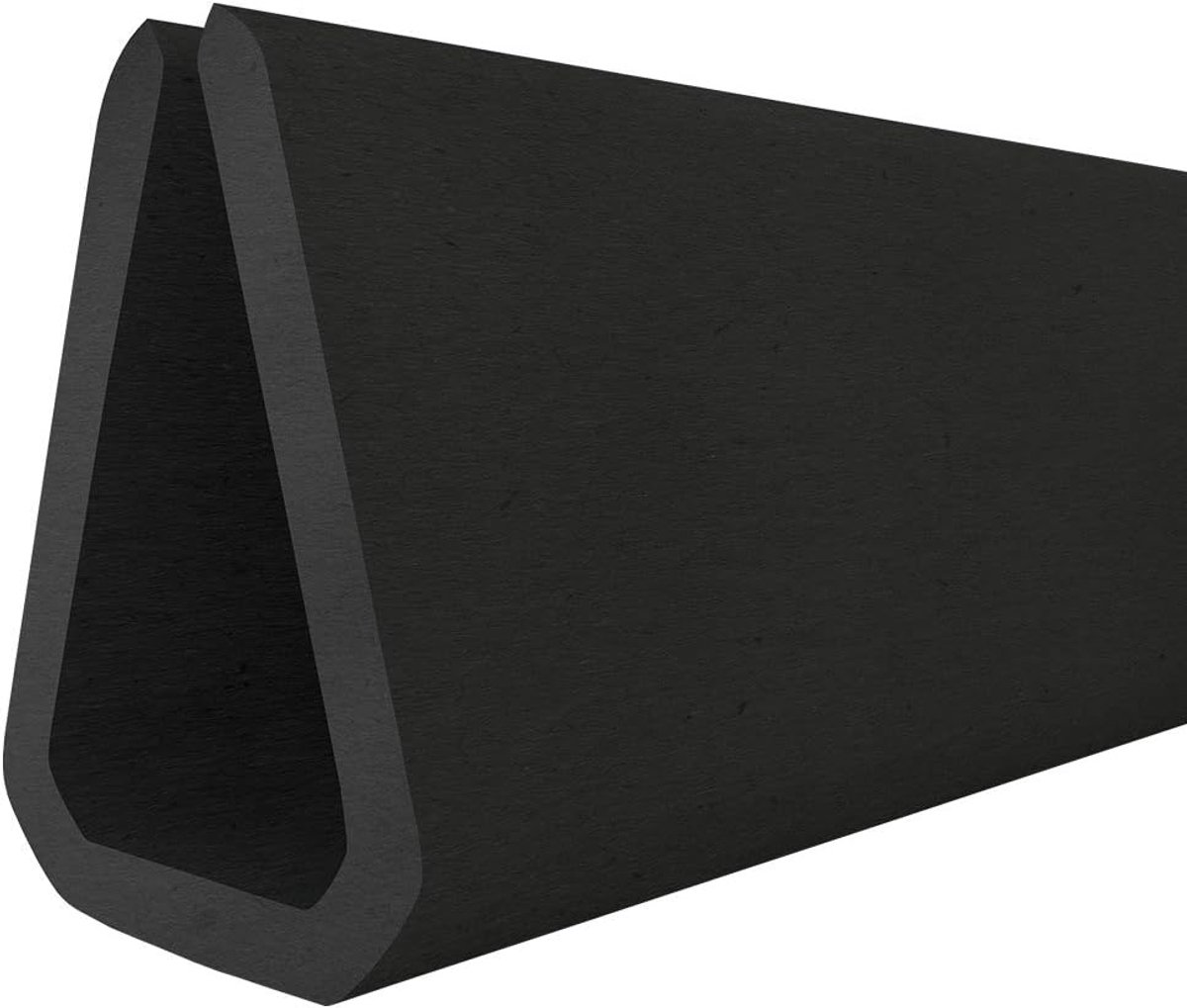 Rubberen Afdichtprofiel - Randbescherming U-profiel - Randafwerking - Weerbestendig EPDM - 3 meter - Zwart