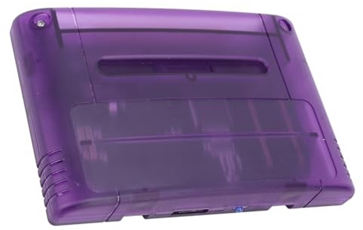 Dailygoods- Gamecartridge 3000 in 1 - Hogesnelheidsvideogamecartridge - Ingebouwde 8GB-geheugenkaart - Compatibel met SNES/SFC - ABS Materiaal - Voor Amerikaanse versie - Spelcartridge