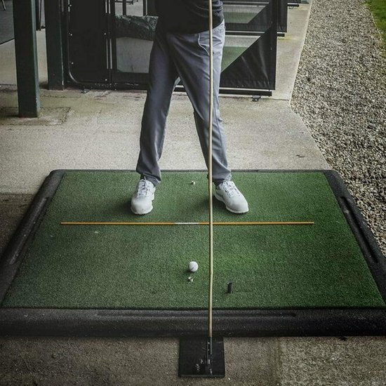 Golf uitlijning stok houder en swing oefenplaat voor optimale training van GOLF — afbeelding 5