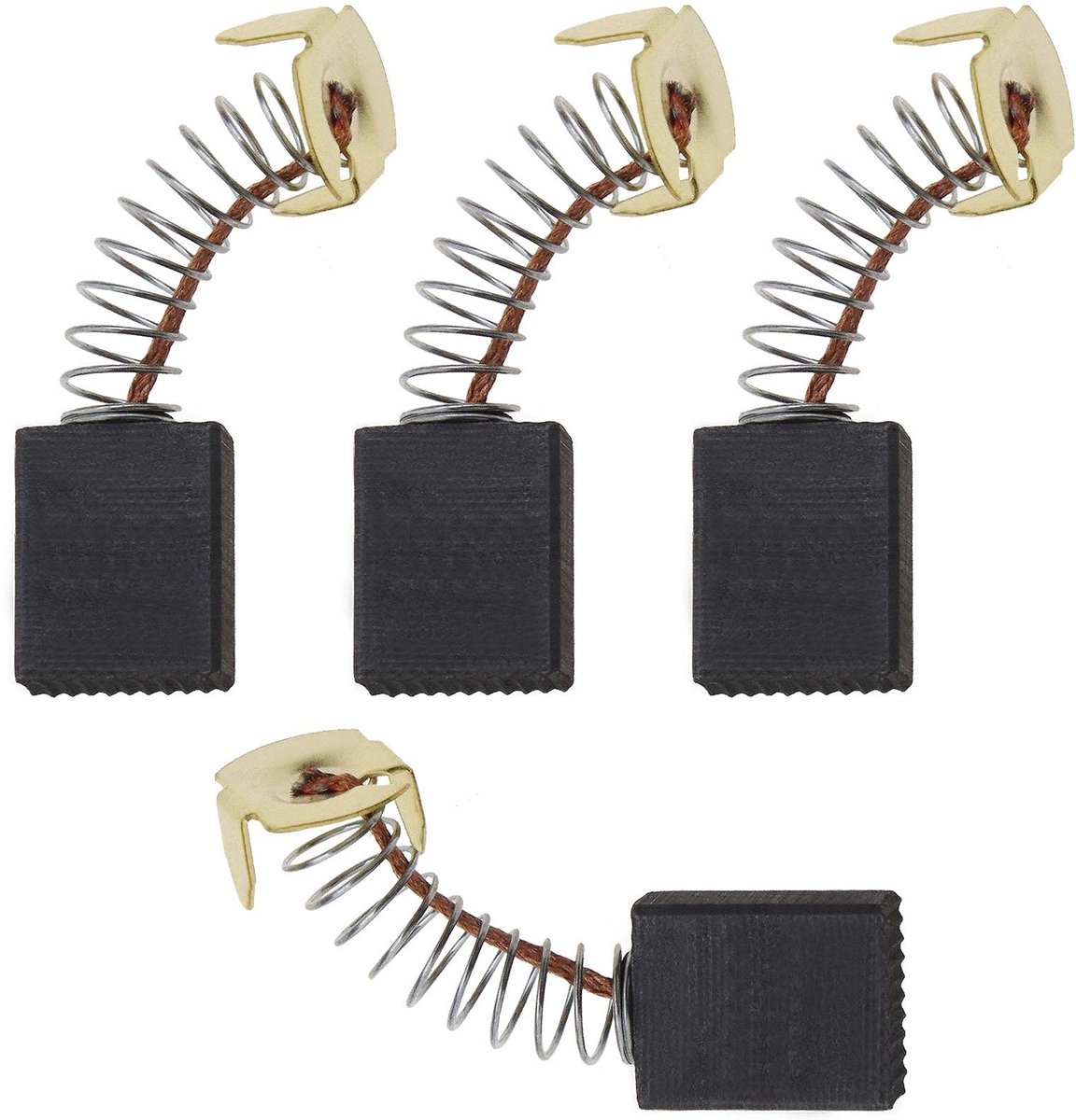 Dailygoods- Carbon Borstels 2 Paar - Koolborstels 16,5x13,5x6,5mm - Compatibel met Evolution Rage 2 - Hoogwaardig Materiaal - Lange Levensduur