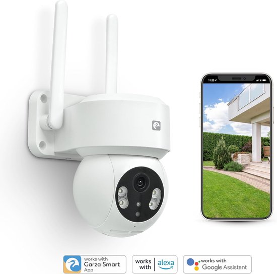 Slimme Buiten WiFi Bewakingscamera Set (2 stuks) - Draadloos, 360° Zicht, Nachtzicht & Bewegingsmelder — afbeelding 2