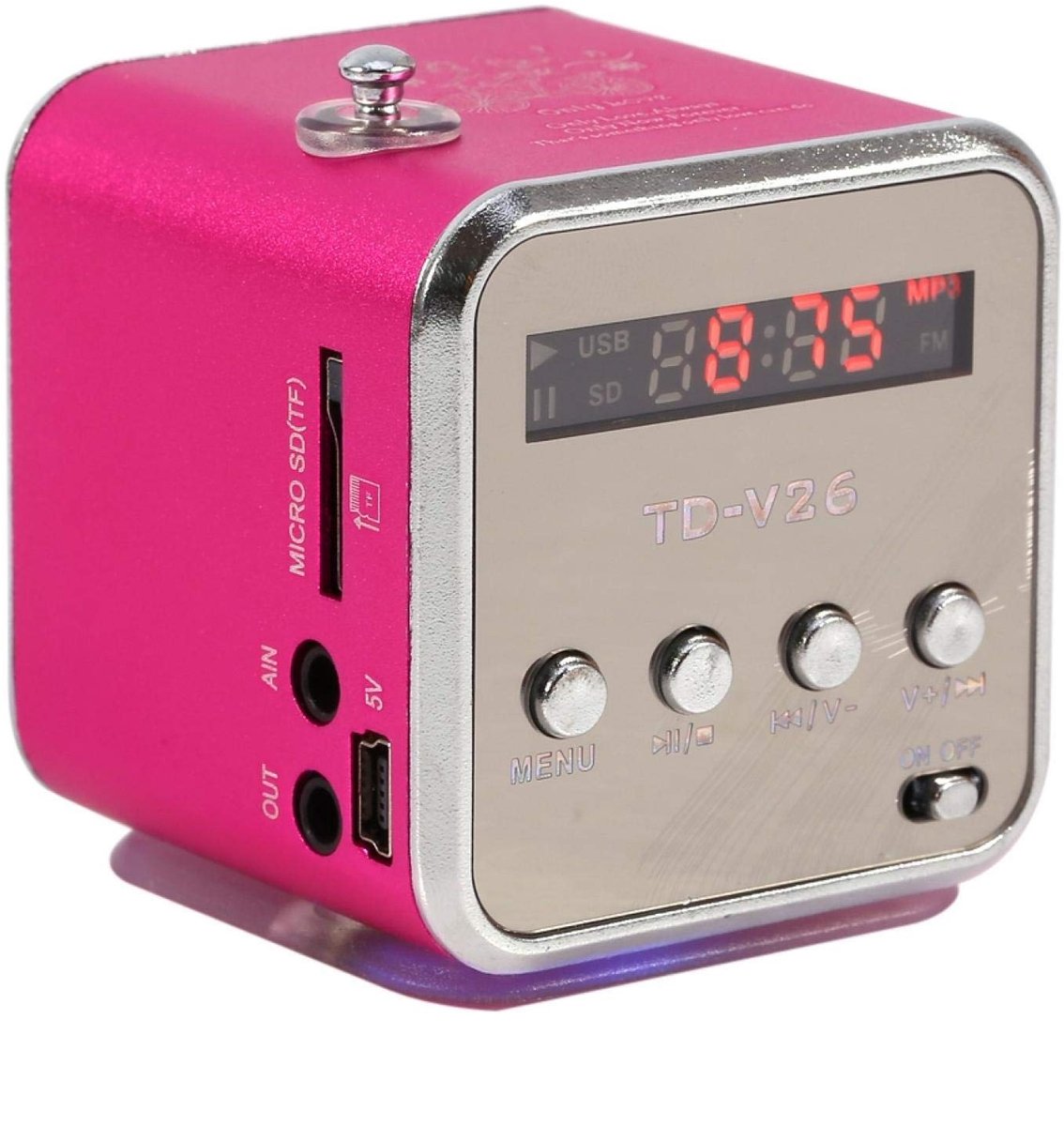 Shopcentral - Mini Music Player - Draagbare Fm Radio - voor Binnen en