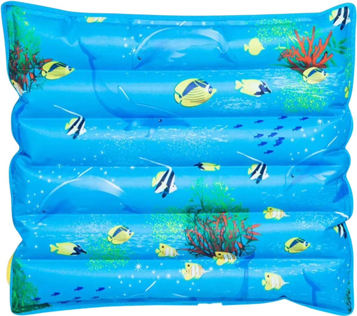 rimmo Koelmat - Koel Kussen – REIskussen met Waterkoeling – Koel zitkussen voor bureaustoel en auto – Zacht zomer zitkussen 45 x 45 cm Blauw