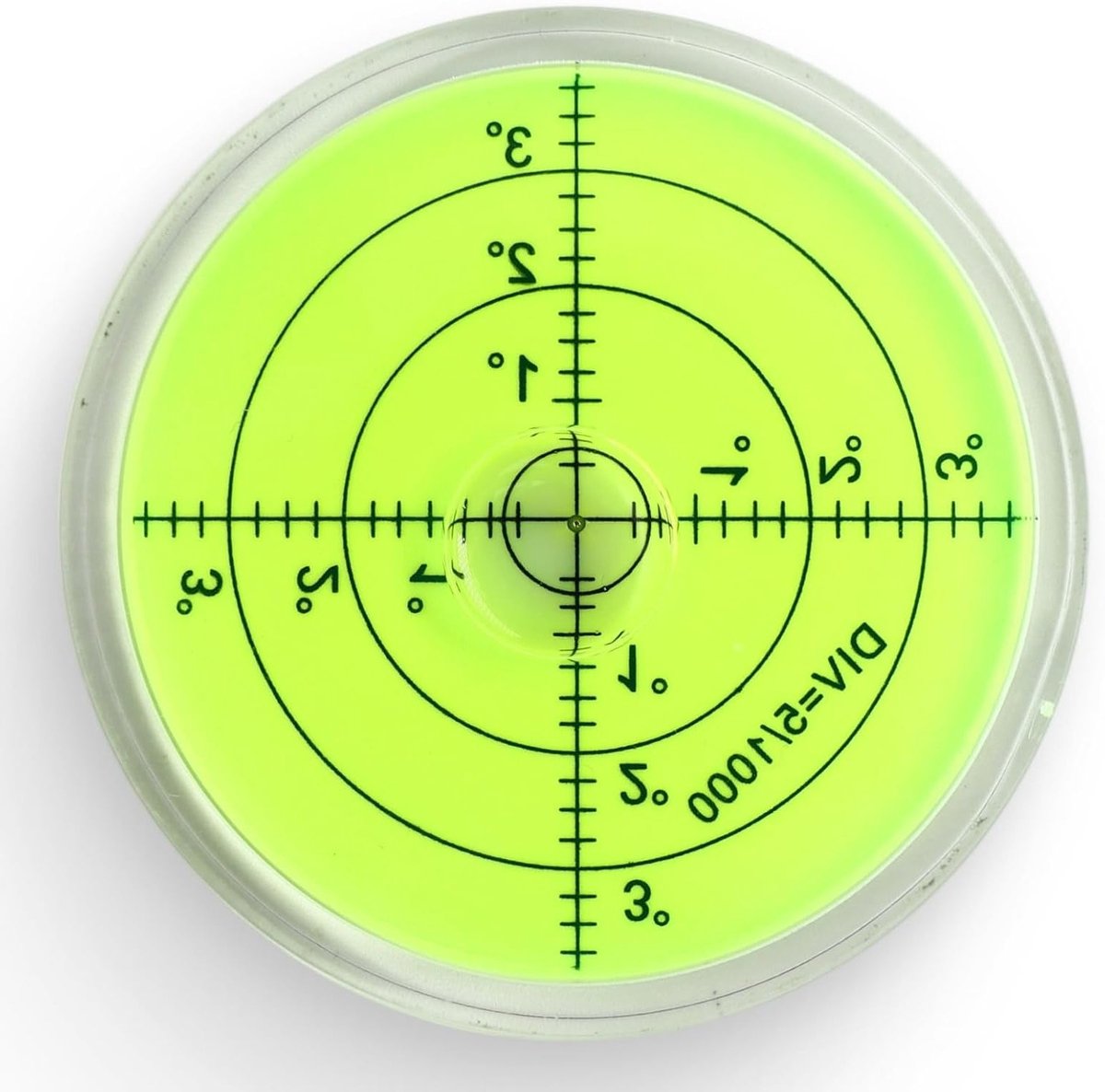 Ronde Waterpas van 60mm voor Nauwkeurige Horizontale Uitlijning van Camera's en Statief, Compact en Draagbaar, Ideaal voor Meetapparatuur en Machines