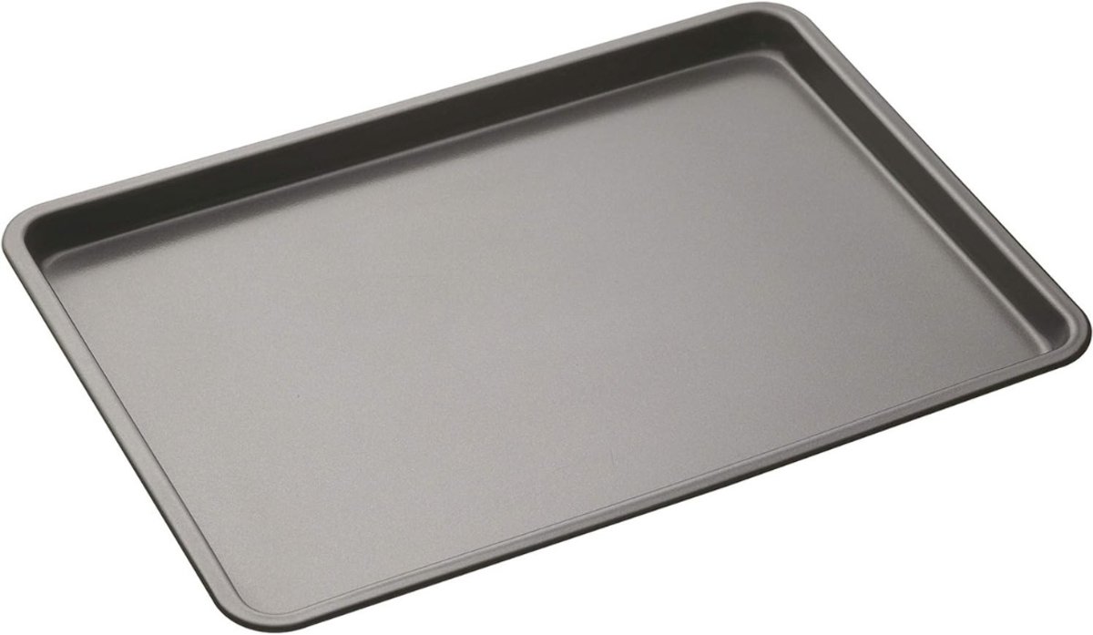 RUX® Ovenplaat - Overbakplaat - Ovenrooster - Grijs - 35cm x 25cm x 2cm; 800 g