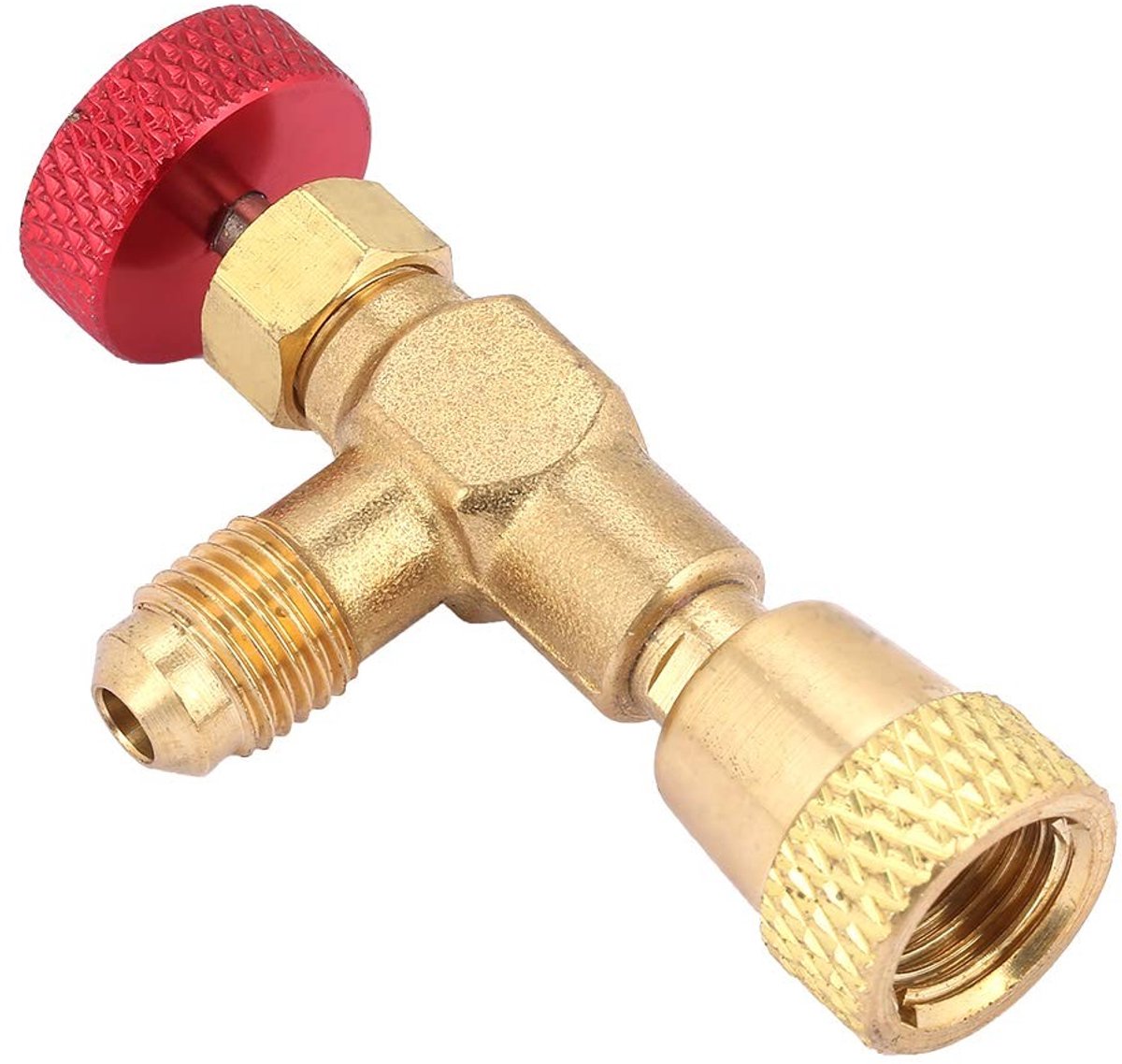 Vt products - Flow Control Valve - Brass Ventiel - Voor Koelmiddel - 1/4''-5/16'' - Hoogwaardige Kwaliteit - Geschikt voor Airconditioning