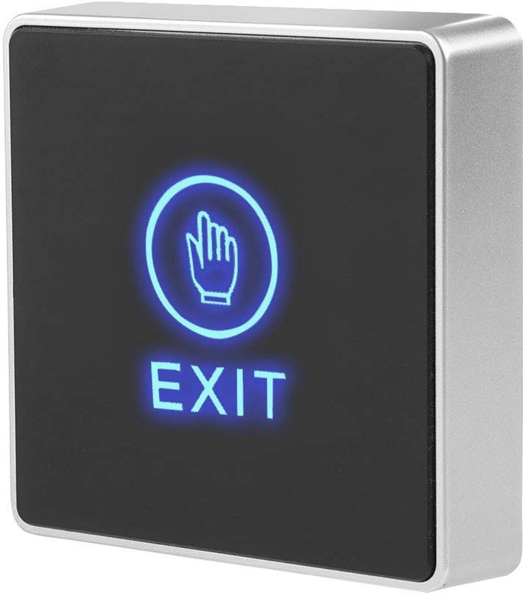 Golden crown - Push Touch Sensor - Deuruitgangsknop - Veiligheidstoegang - Compact formaat - Touch Switch - LED-display voor optimale zichtbaarheid -