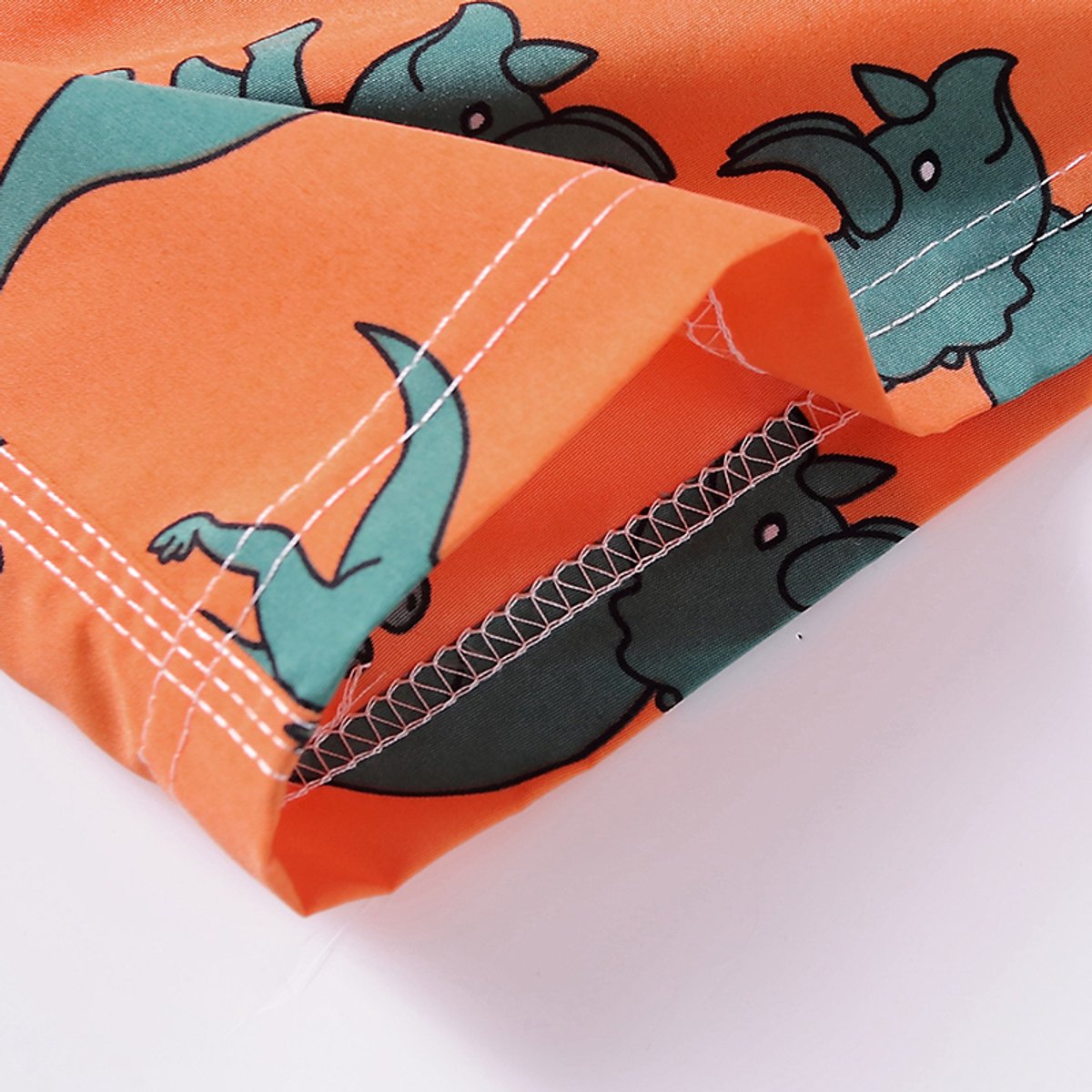 NiSy.nl Zwembroek Jongens | Zwemshort | Dino Print | Sneldrogend | | Oranje — afbeelding 6