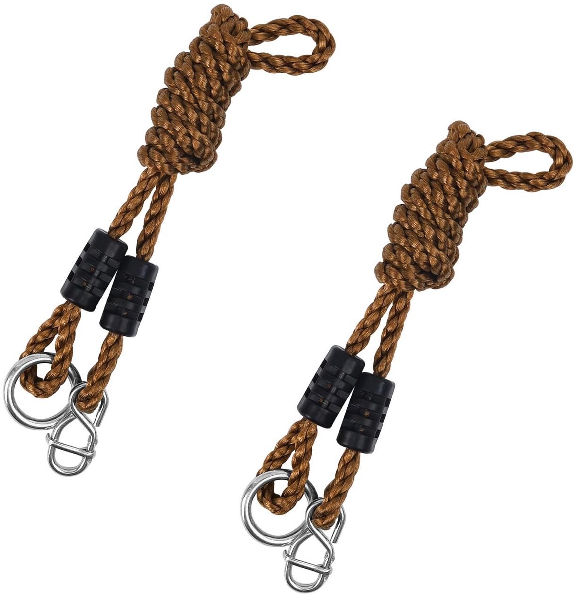MTTProducts - Swing Rope - Hammock Strap 1.8 m - Belastbaarheid 300 kg - Verstelbare lengte - Tuin en camping - Perfect voor schommels - Inclusief car