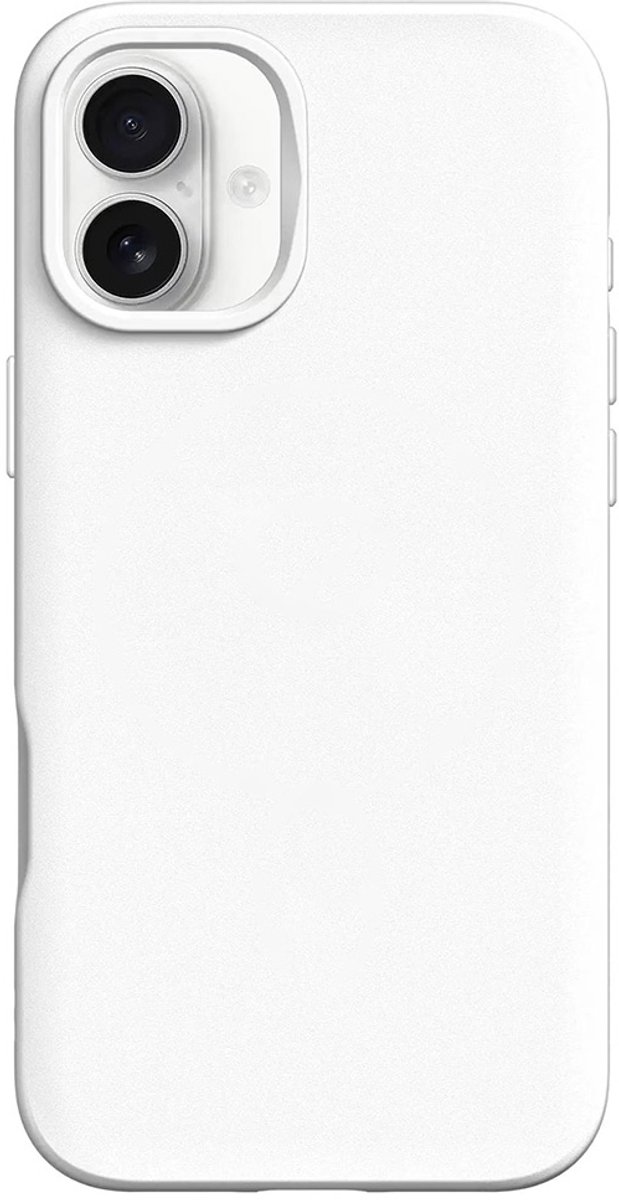 Rhinoshield, Hoesje Geschikt voor Apple iPhone 16 Plus Model SolidX compatibel met Draadloos Opladen, Wit