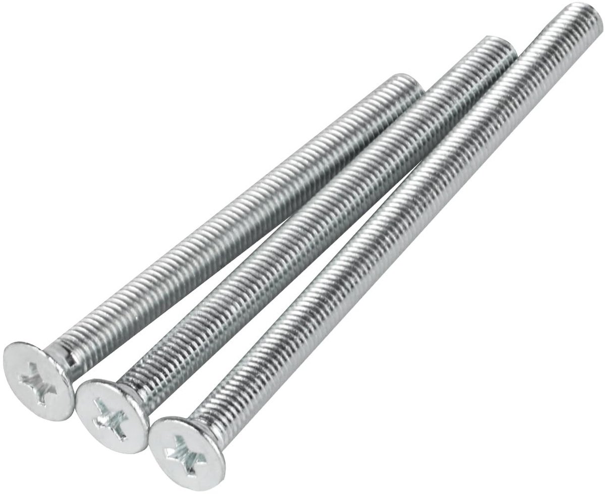 NTHProducts - M5 Countersunk Head Screws - Flat Head Machine Screws - Duurzaam en corrosiebestendig - Zilver - Geschikt voor machine apparatuur - 30 stuks