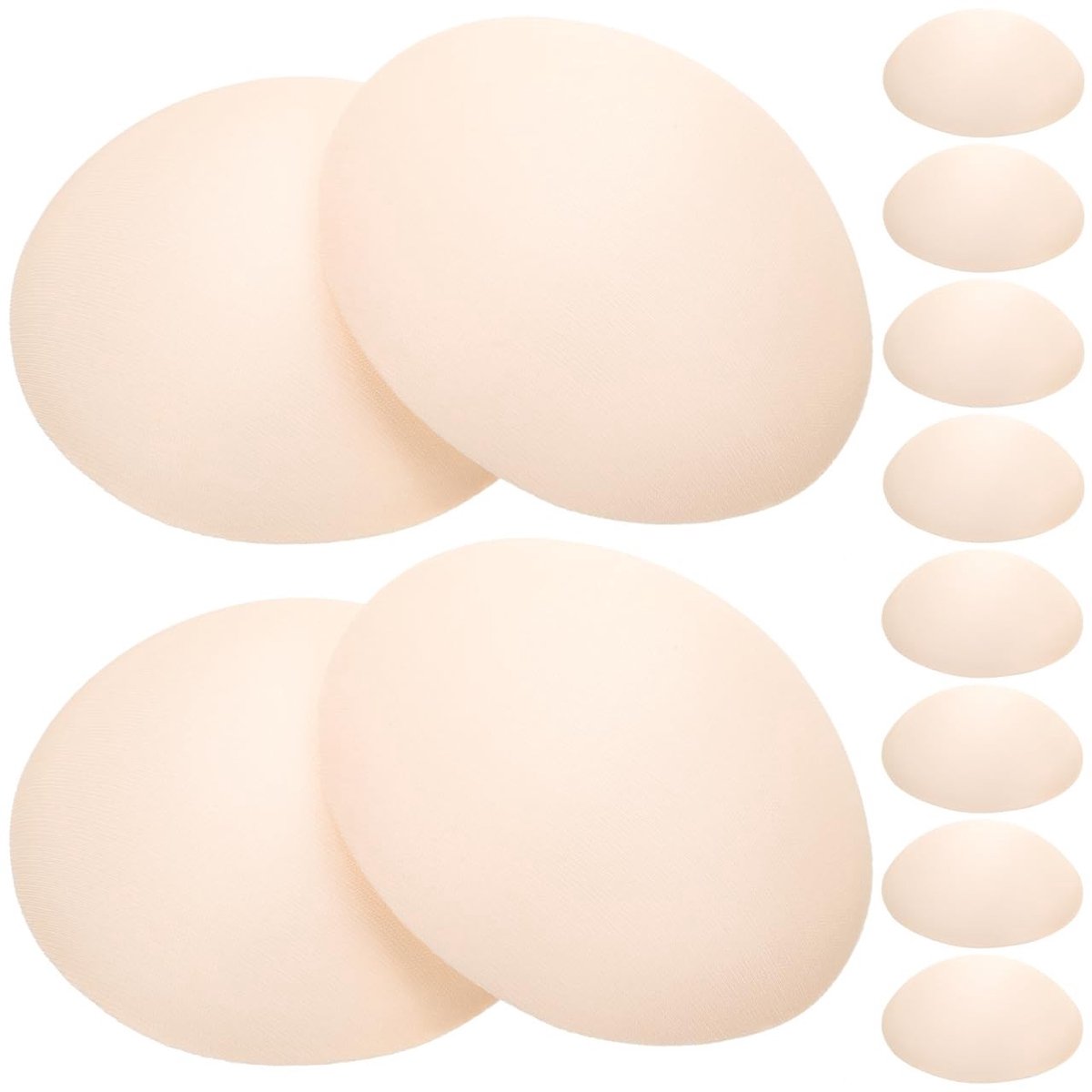 NTHProducts - Verwijderbare Borst Inserts - Push Up Pads - Wit - Sport BH Pads - Borstvergroting - Comfortabele borstsupport - Geschikt voor bikini's