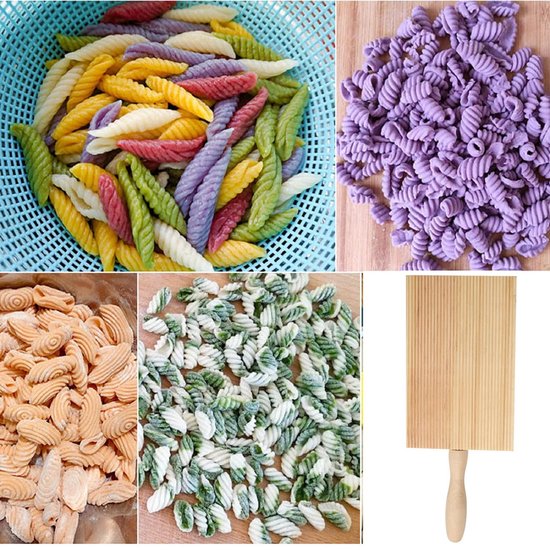 MTTProducts - Pasta Board - Gnocchi Roller - Perfect voor Thuis Koken - Houten Snijplank - Voor Gnocchi en Garganelli - Handig Keukengerei - Duurzaam M... van Mttproducts — afbeelding 2