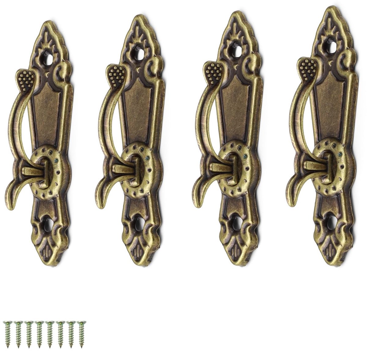 NTHProducts - Curtain Tie Backs - Gordijnhaken - Robuust en stijlvol - Bronzen kleur - Voor verschillende ruimtes - Ideaal voor slaapkamers en kantoren