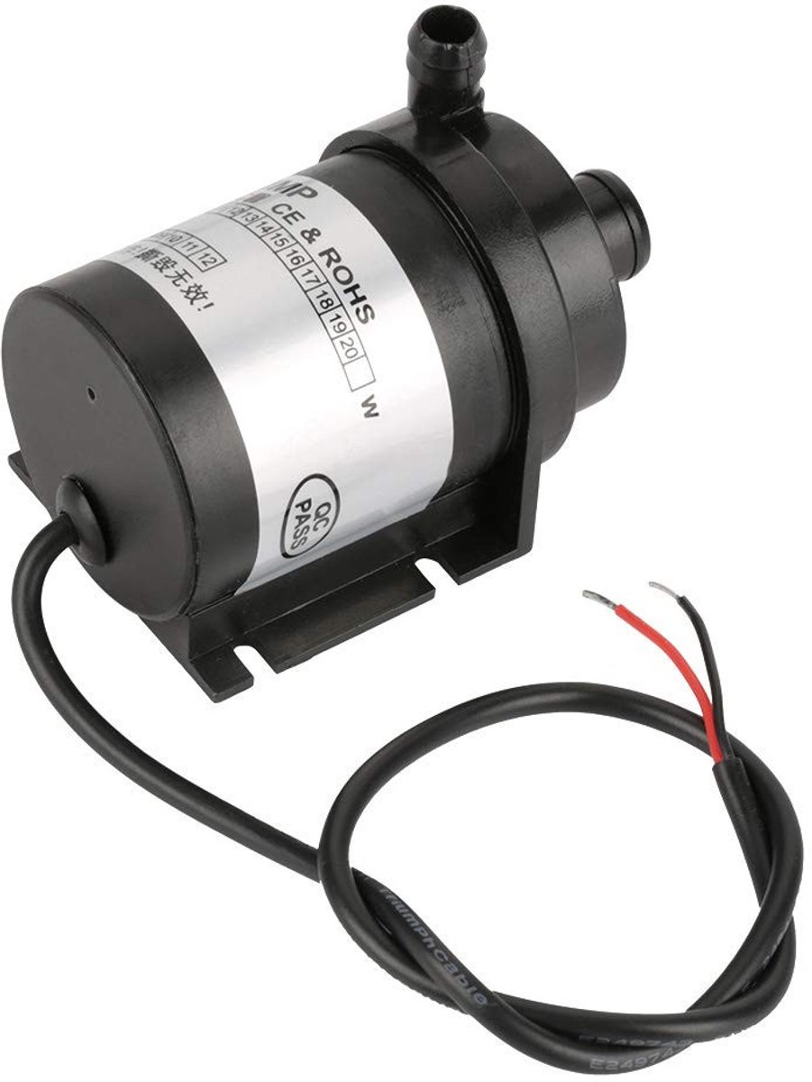 Allecto - Borstelloze Waterpomp - Dompelbare Micro-waterpomp - Hoge Temperatuurbestendigheid - Zwart - Energiezuinig - Geschikt voor Aquarium en Vi...