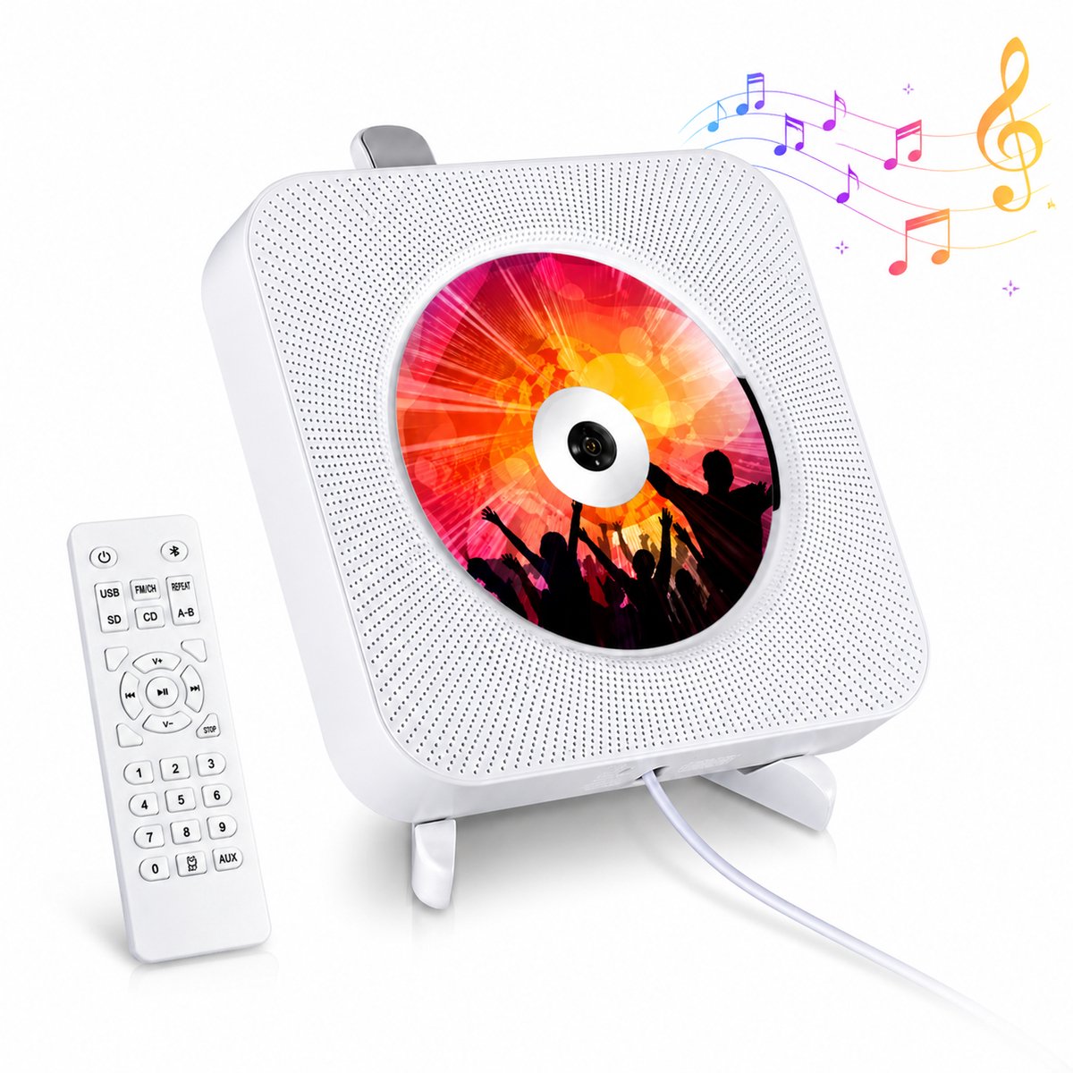 CD Speler - Met FM-Radio/Bluetooth/USB