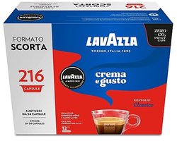 Lavazza A Modo Mio Crema e Gusto - Voordeelverpakking 216 koffiecups (4x54)