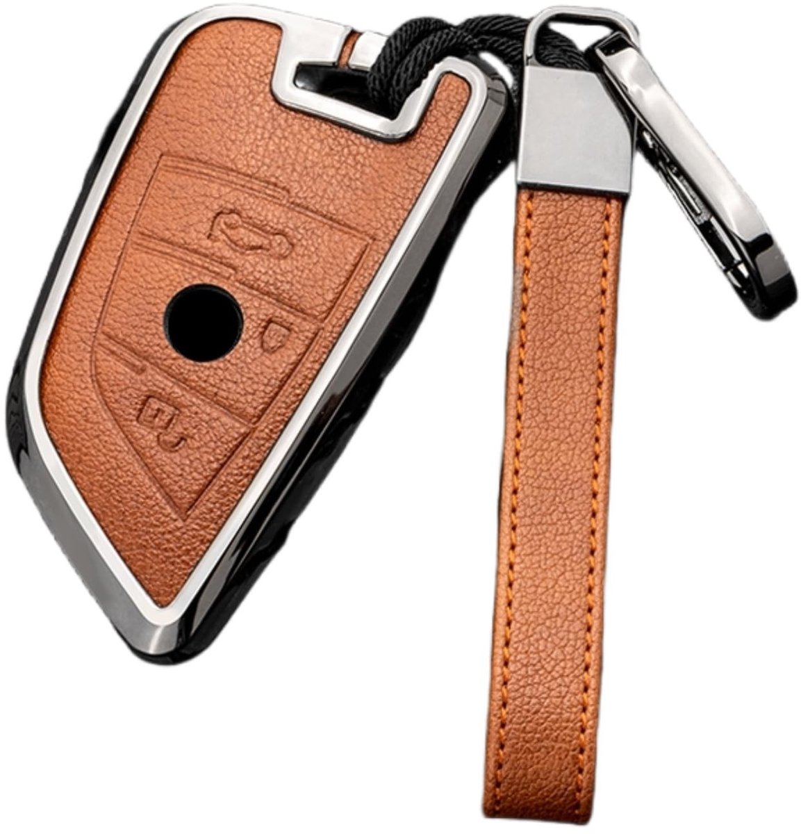 Allecto - Sleutelhoes - Auto Accessoire - Bescherming - Bruin - Sleutel Bescherming - Perfecte Pasvorm - Kleur Bruin