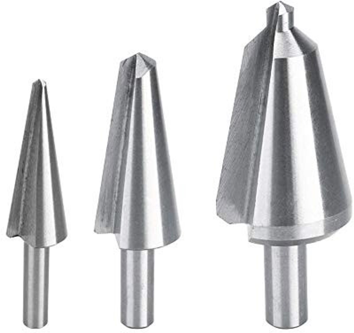 Allecto Peeling Boor Set - Tapered Boor - Duurzaam en scherp - Set van 3 - Geschikt voor staal, hout en kunststof - Hoogwaardige boren