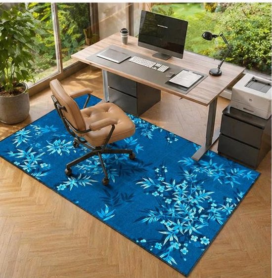 Heavy Duty Office & Gaming Chair Floor Protection Mat 160 x 180 cm - Anti-Slip Premium Desk Chair Mat for Hardwood, Carpet & All Floors - Noise Reduction & Scratch Protection - Vermissen — afbeelding 4