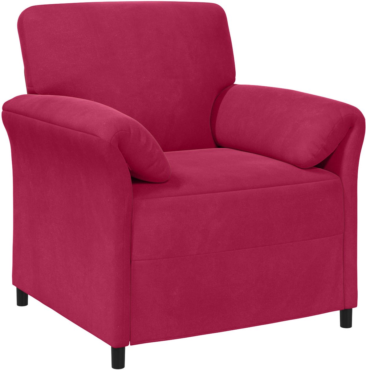 vidaXL 1-Zits - Bank - Wijnrood - 88 - x - 83 - x - 95 - cm - Fluweel