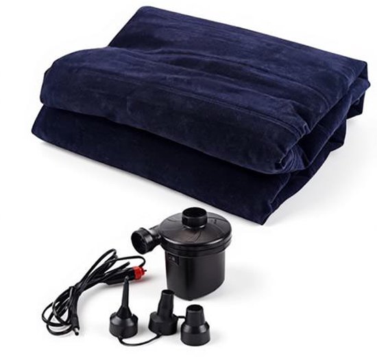 Autoluchtmatras met luchtpomp - Opblaasbaar SUV-bed voor camping en reizen, 180x128x12 cm van Merkloos — afbeelding 2