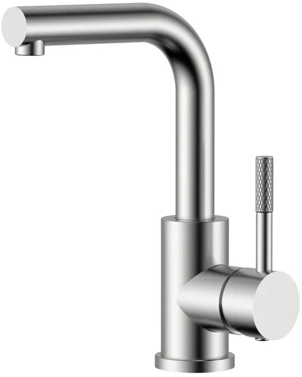 DutchLine - Square S-Grip Wastafelkraan – Chroom