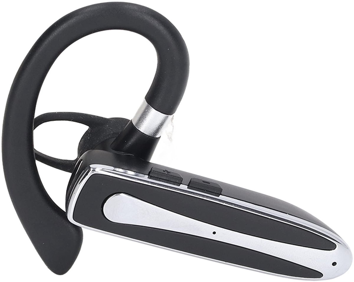 Allecto - Bluetooth-oortelefoon - Draadloze headset - Ruisonderdrukking - Enkele oor - Handsfree - Ideaal voor onderweg - Comfortabel