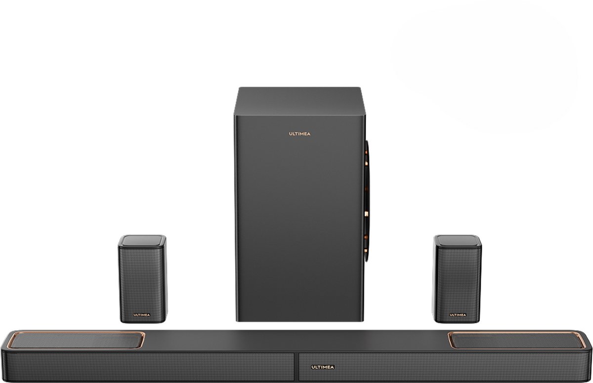 ULTIMEA Skywave F40 Boom - 5.1.2 Dolby Atmos Soundbar met 6,5-inch Subwoofer geschikt voor TV - Zwart