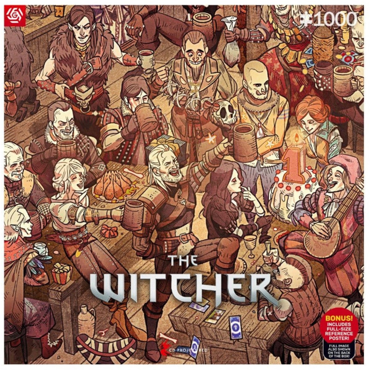 The Witcher Puzzle Birthday (1000 pieces)