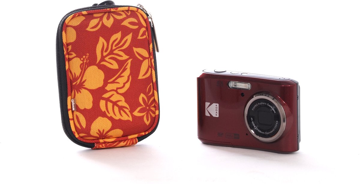 Kodak Pixpro FZ45 - Compactcamera - Rood - + 32GB geheugenkaart - + Tas