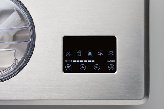 Solis Gelateria Pro Touch 3-in-1 IJsmachine - Zelfgemaakt IJs, Yoghurtijs en Slush - 2 Liter - Touch Display - RVS van Merkloos — afbeelding 4