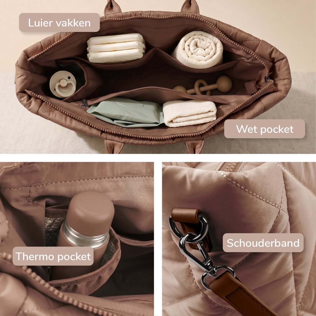 Mommsy Luiertas Thermovak - Waterafstotend - 24,5L thumbnail 6