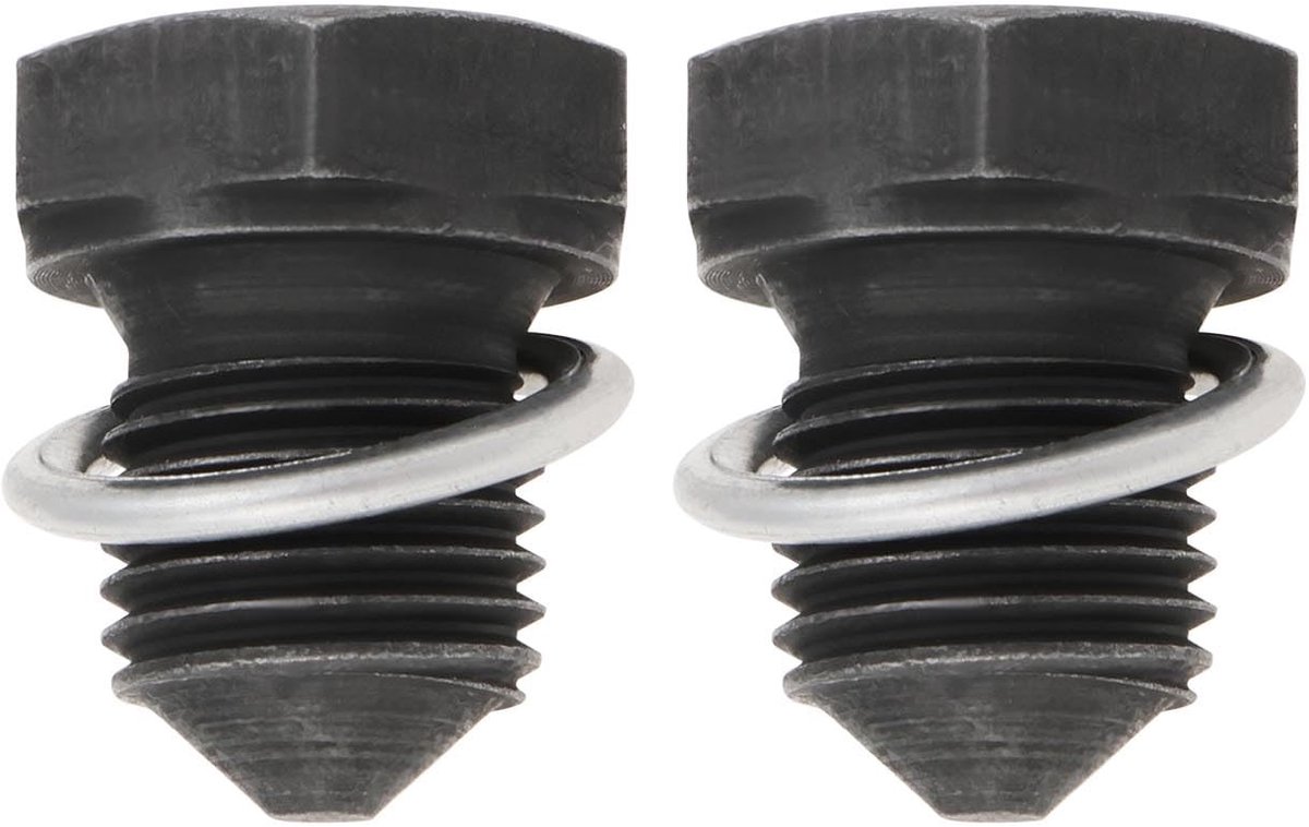 Allecto - Oliestop M14x1,5 - 2 stuks - Staal - Geschikt voor Audi, Skoda en VW - Betrouwbaar en duurzaam - Perfect voor motoronderhoud