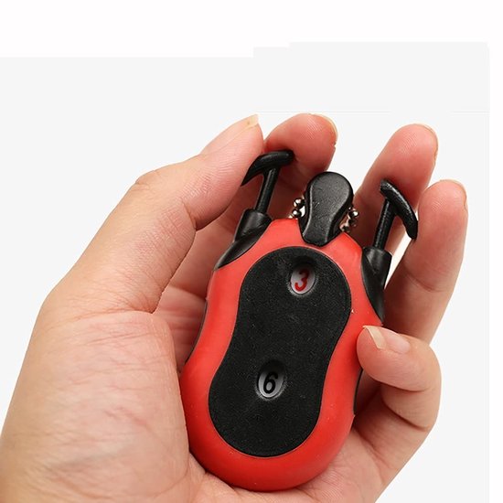 Allecto - Draagbare Mini Golf Score Teller - Dubbel Vierkant Dial - Handig en Compact - Scorebord met Sleutelhanger - Perfect voor Golfliefhebbers van Allecto — afbeelding 2