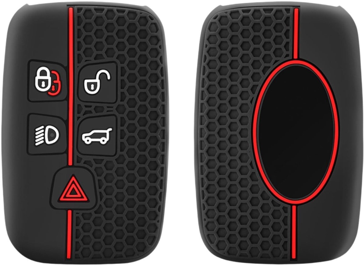 Allecto - Siliconen autosleutel hoesje - Bescherming voor autosleutels - Milieuvriendelijke silicone - Luxe uitstraling - Geschikt voor Land Rover ...