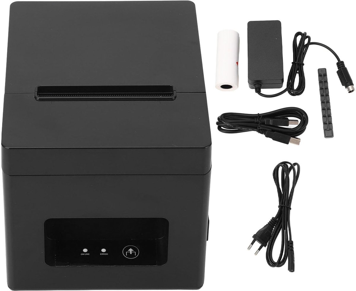 Allecto - USB Thermische Bonprinter - POS-printer met automatische snijder - compacte design - hoge snelheid 160mm/s - ideaal voor winkels en resta...