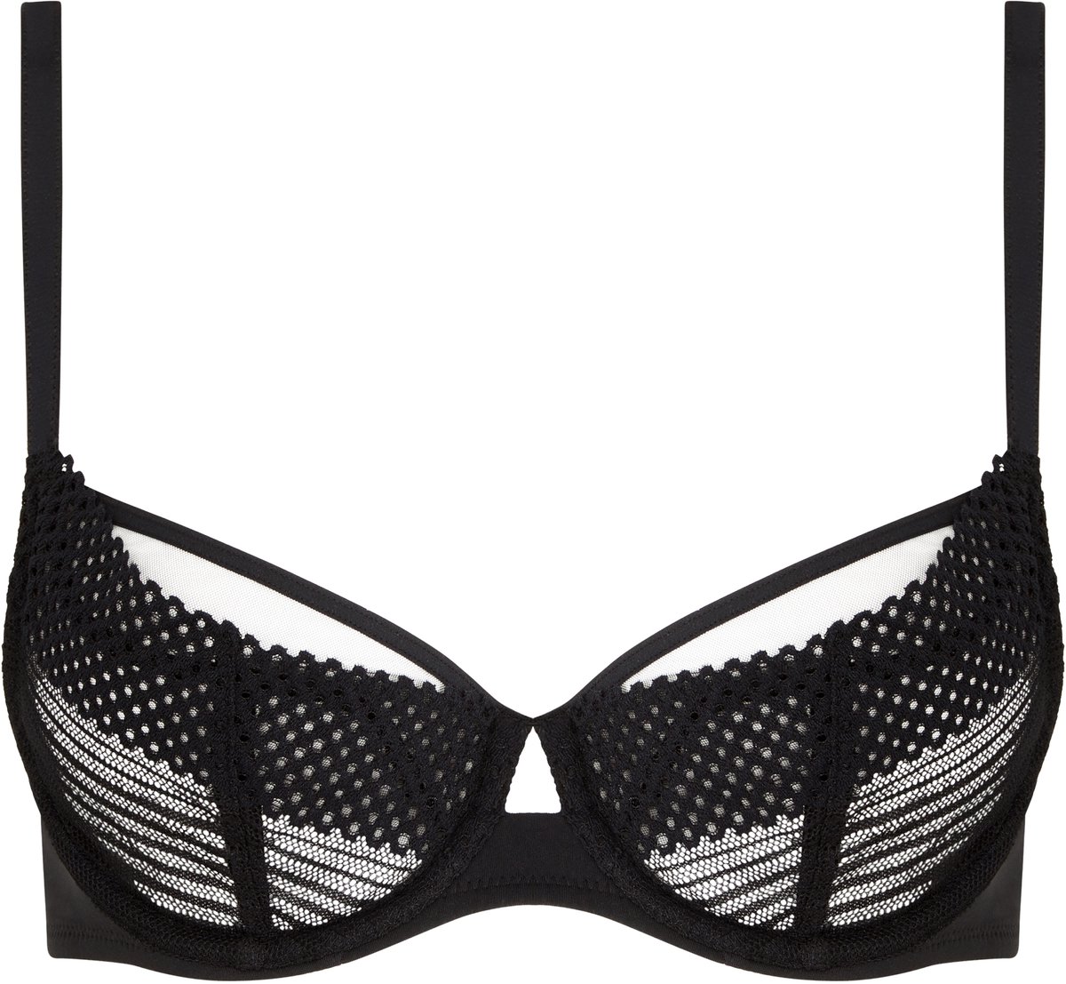 Chantelle - Play - Beugel bh - Heel bedekkend - ZWART