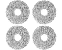 4 stuks wasbare dweilpads - voor Dreame X50 Ultra / X40 Ultra / L50 Ultra / L40s Ultra / L40s Ultra AE / L40s Ultra CE / L40 Ultra / L10s Ultra Gen2 - natte dweilpads