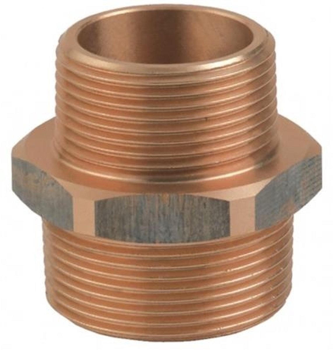 Guidi Verloopnippel brons 2 1/2 x 2 bu-bu
