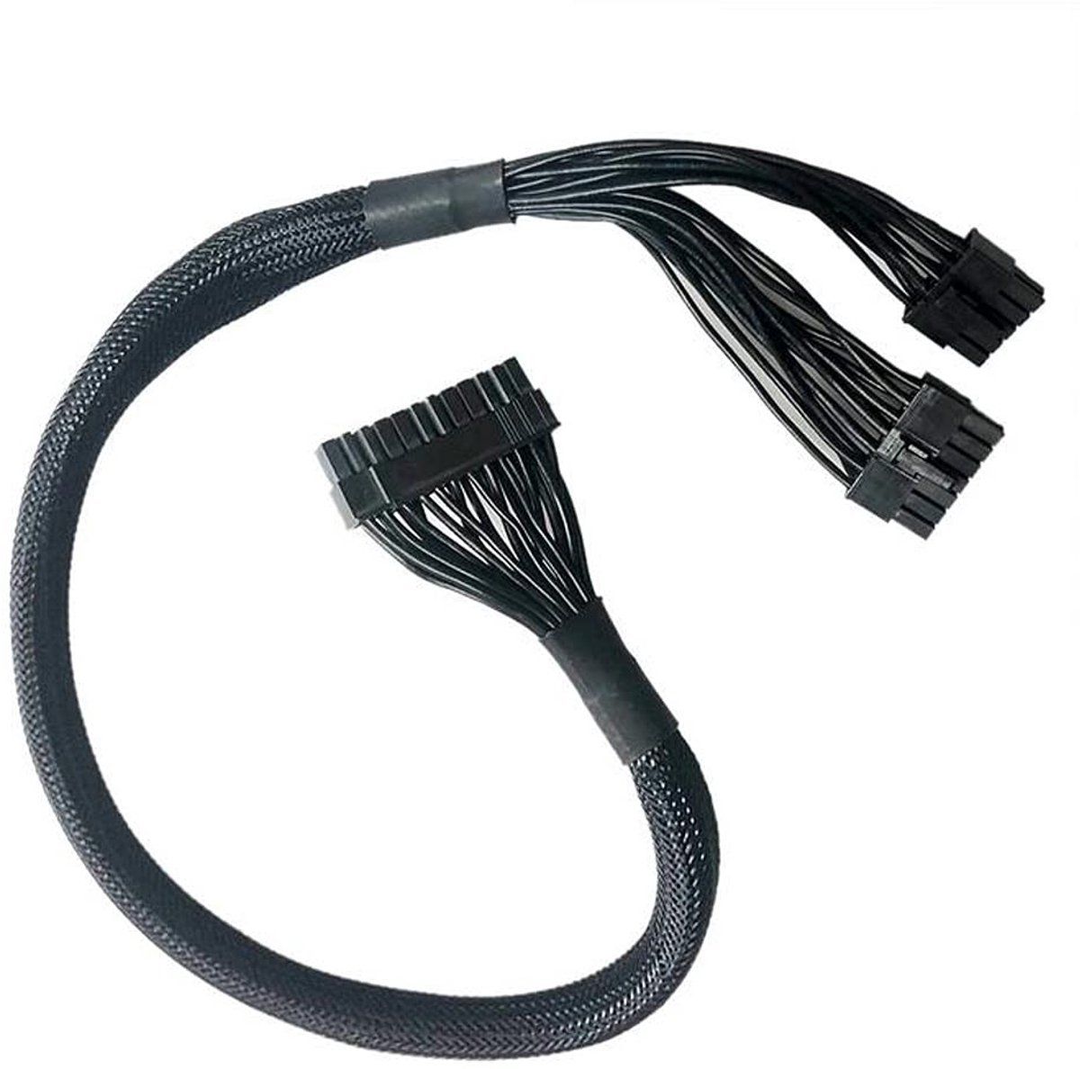 Allecto - Voedingsadapterkabel - 10-polig naar 24-polig - Hoogwaardige kwaliteit - 60 cm - Geschikt voor Corsair voeding - Perfect voor PC bouw