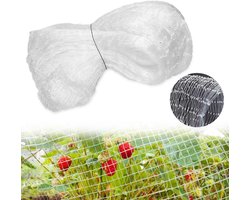 HEZIVO® Vijvernet - Vijver Afdeknet - Vogelnet Fijnmazig - Maaswijdte 2,5 cm - 3 x 10 m - Wit