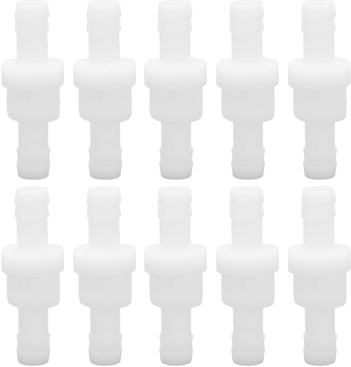 Allecto - Plastic Eenrichtingsklep - 10mm Anti Backflow Check Valve - Geschikt voor Aquarium - Voorkomt terugstroming - Duurzaam en betrouwbaar - 1...