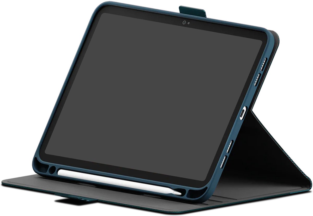 Cygnett, Hoesje geschikt voor iPad 10.9 inch / iPad 11 inch - TekView Folio & Anti-Shock, Marineblauw