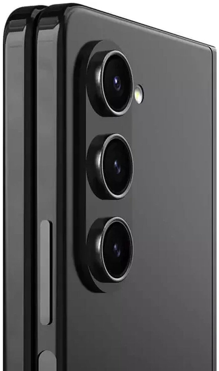 Nillkin Camera Protector Tempered Glass Zwart Geschikt voor Samsung Galaxy Z Fold 5