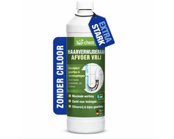 Bio-Chem CLEANTEC Haarverwijderaar voor Afvoer - 1L - Vloeibare Ontstopper tegen Haar, Zeepresten en Vet - Voor Douche, Bad, Wastafel en Gootsteen