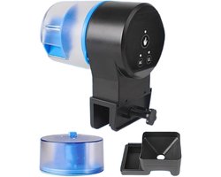 Automatische Visvoeder - Voerautomaat Aquarium - Vissen Voeren - Stabiele Precisie - 18x13.5x9 cm - Wit