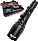 King Mungo KM-T14 Militaire LED Zaklamp - 1000 lumen - Zwart